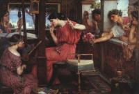 Waterhouse, John William - Penelope and the Suitors